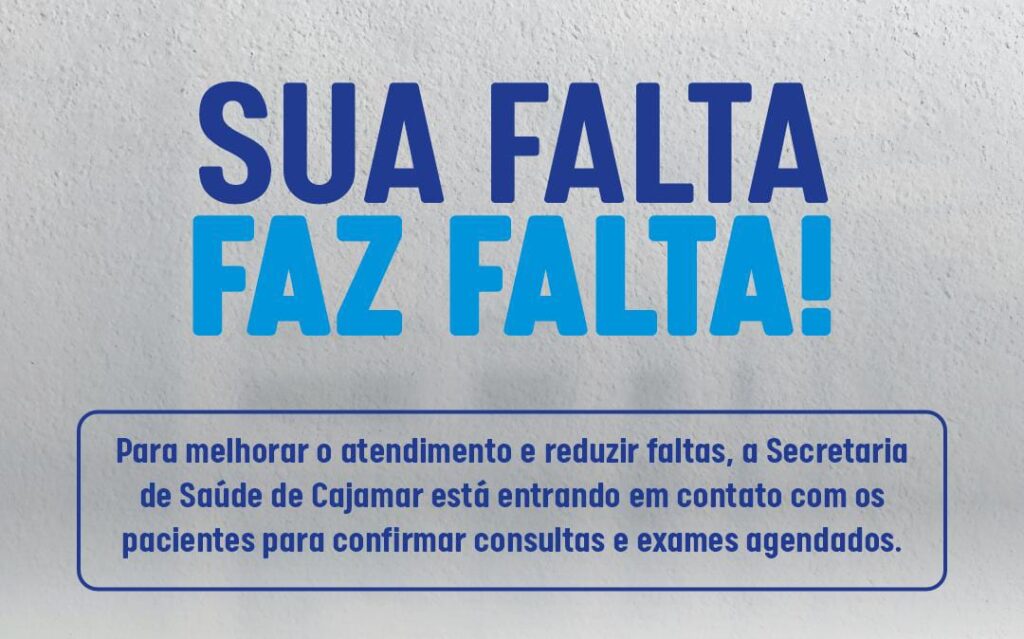 Cajamar Intensifica Controle de Consultas para Melhorar Atendimento à Saúde Cajamar Intensifica Controle de Consultas para Melhorar Atendimento à Saúde