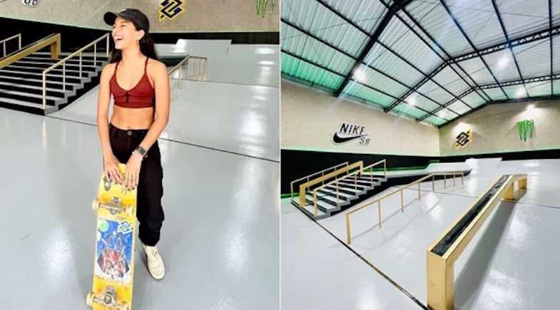 Rayssa Leal Inaugura Pista de Skate em Sua Mansão no Maranhão; Veja as Imagens Rayssa Leal Inaugura Pista de Skate em Sua Mansão no Maranhão; Veja as Imagens