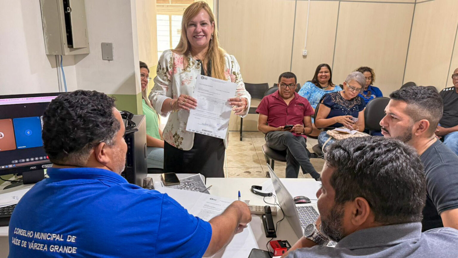 Secretária de Saúde de Várzea Grande é Empossada como Conselheira Nata e Destaque no Controle Social Secretária de Saúde de Várzea Grande é Empossada como Conselheira Nata e Destaque no Controle Social
