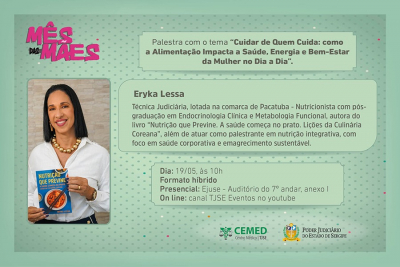 Palestra Sobre Saúde e Bem-Estar da Mulher Abre Mês das Mães no TJSE Palestra Sobre Saúde e Bem-Estar da Mulher Abre Mês das Mães no TJSE