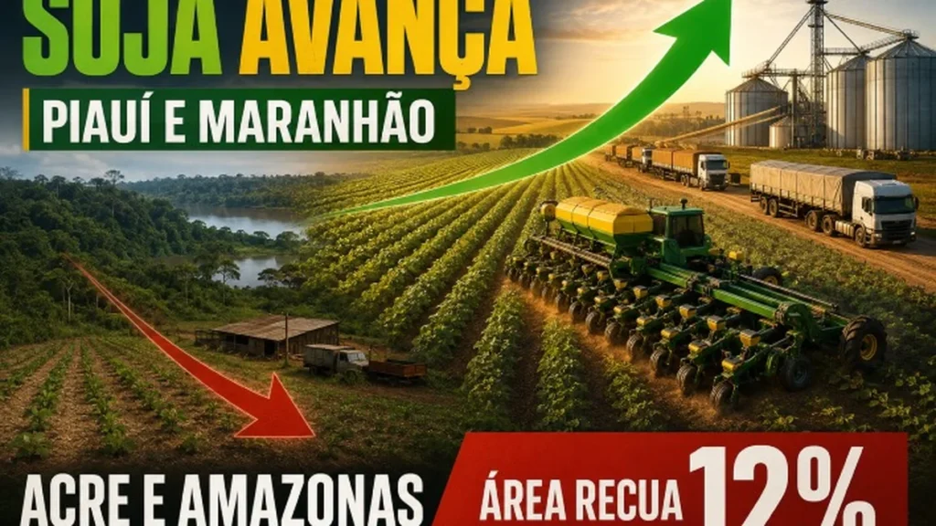 Expansão da soja impulsiona Matopiba e desafia regiões do Norte do Brasil