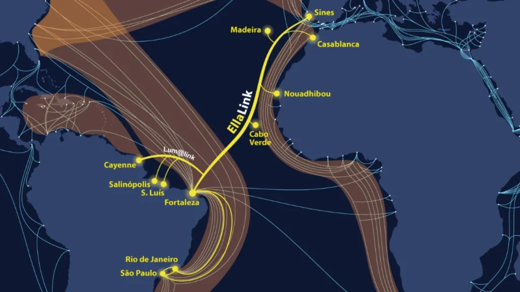 Maranhão amplia conectividade com ramal de cabo submarino da EllaLink Maranhão amplia conectividade com ramal de cabo submarino da EllaLink