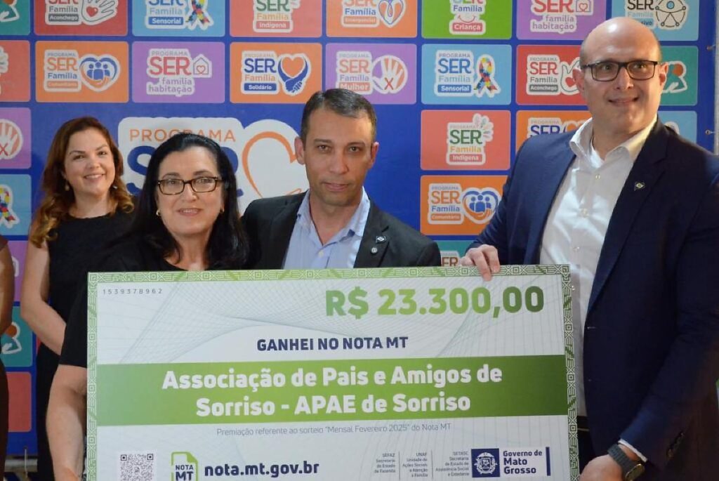 Mais de R$ 380 Mil Destinados a Entidades por Meio do Nota MT em 2025