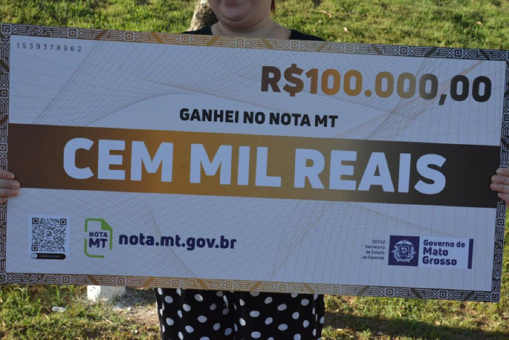 Moradores de Cuiabá e Sinop Ganham R$ 100 Mil em Sorteio do Nota MT