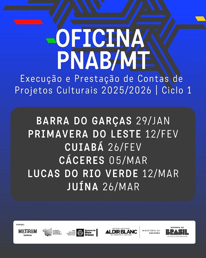Oficinas de Capacitação para Agentes Culturais em Mato Grosso: Uma Iniciativa do Mutirum e Secel Oficinas de Capacitação para Agentes Culturais em Mato Grosso: Uma Iniciativa do Mutirum e Secel