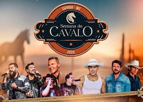 Semana do Cavalo 2026: Zé Vaqueiro e Eduardo Costa Prometem Agitar Cuiabá Semana do Cavalo 2026: Zé Vaqueiro e Eduardo Costa Prometem Agitar Cuiabá