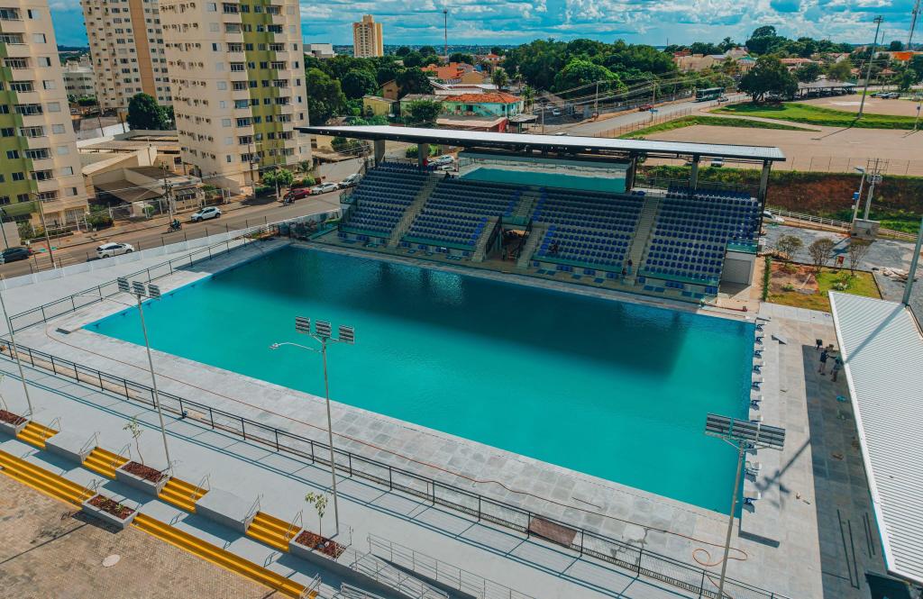 Governo de Mato Grosso Reinaugura Piscina Olímpica em Cuiabá com R$ 13 Milhões Investidos Governo de Mato Grosso Reinaugura Piscina Olímpica em Cuiabá com R$ 13 Milhões Investidos