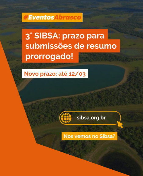 Urgente! Inscrições para o 3º Simpósio Brasileiro de Saúde e Ambiente Prorrogadas até 12 de Março Urgente! Inscrições para o 3º Simpósio Brasileiro de Saúde e Ambiente Prorrogadas até 12 de Março