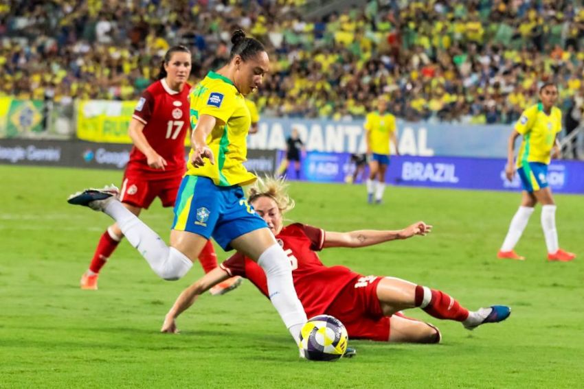 Brasil Conquista Vitória sobre o Canadá com Apoio de 12.956 Torcedores na Arena Pantanal Brasil Conquista Vitória sobre o Canadá com Apoio de 12.956 Torcedores na Arena Pantanal