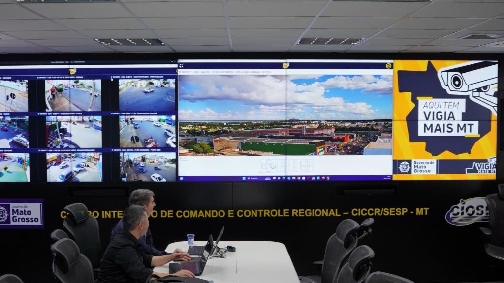 Vigia Mais MT: 2.760 câmeras em Cuiabá e recuperação de 107 veículos Vigia Mais MT: 2.760 câmeras em Cuiabá e recuperação de 107 veículos