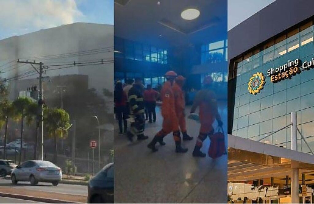 Incêndio em Shopping em Cuiabá: Mobilização do Corpo de Bombeiros Gera Apreensão