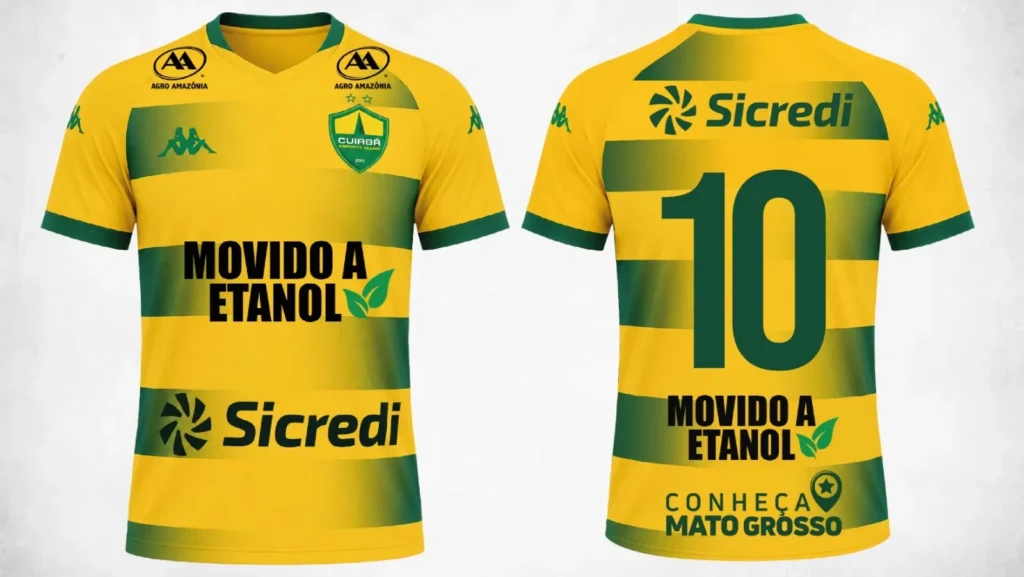 Cuiabá destaca 'Movido a Etanol' na camisa em ação estratégica no futebol