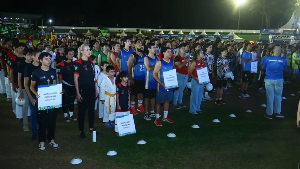 Festeja Sinop: Abertura dos Jogos Olímpicos e Paralímpicos agita o Estádio Gigante do Norte Festeja Sinop: Abertura dos Jogos Olímpicos e Paralímpicos agita o Estádio Gigante do Norte