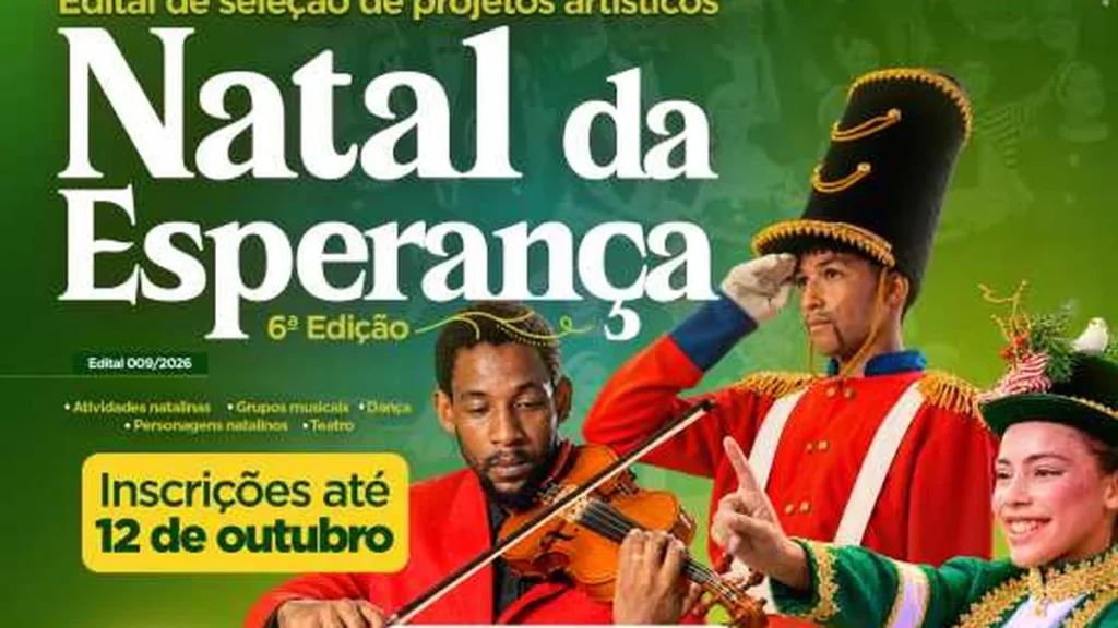 Natal da Esperança 2026: Inscrições abertas para atrações culturais em Lucas do Rio Verde Natal da Esperança 2026: Inscrições abertas para atrações culturais em Lucas do Rio Verde