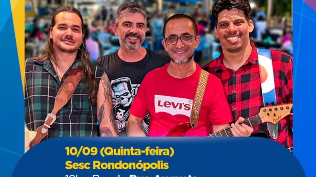 Sesc Rondonópolis celebra 80 anos com Bulixo especial e programação cultural diversificada Sesc Rondonópolis celebra 80 anos com Bulixo especial e programação cultural diversificada