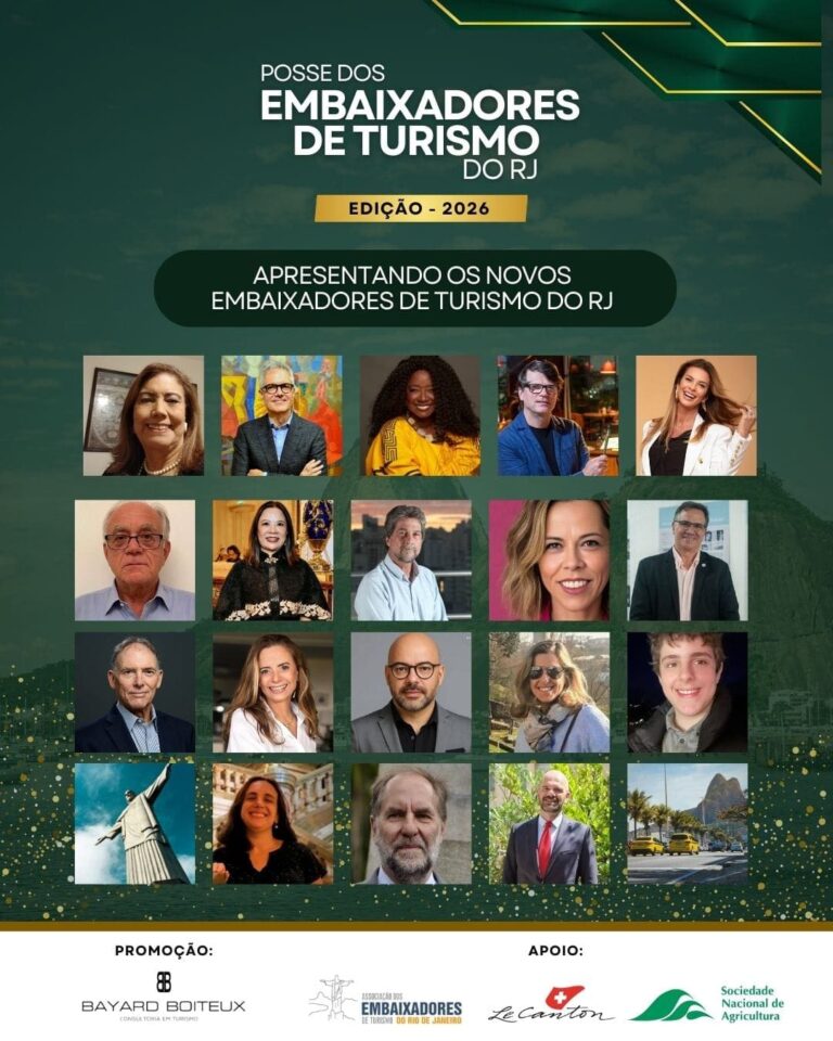 Novos Embaixadores de Turismo do RJ: Uma Nova Era para a Promoção do Destino Novos Embaixadores de Turismo do RJ: Uma Nova Era para a Promoção do Destino