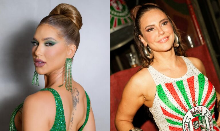 Virginia Fonseca e Paolla Oliveira: Rivalidade e Amizade na Grande Rio Virginia Fonseca e Paolla Oliveira: Rivalidade e Amizade na Grande Rio