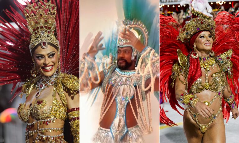 Famosos Brilham na Sapucaí: Juliana Paes e Outros Destaques do Desfile das Campeãs