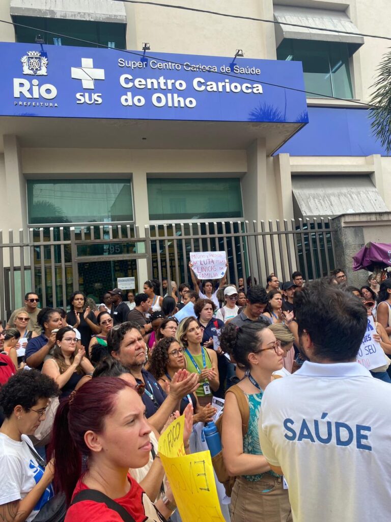 Médicos e Enfermeiros da Atenção Primária à Saúde Iniciam Paralisação de 72 Horas no Rio de Janeiro