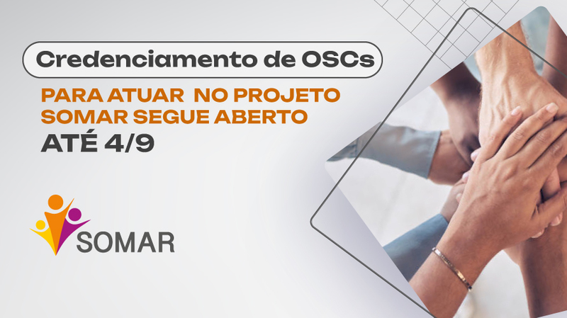 Instituições de Ensino Têm Prazo Até 4 de Setembro Para Se Credenciarem no Projeto Somar