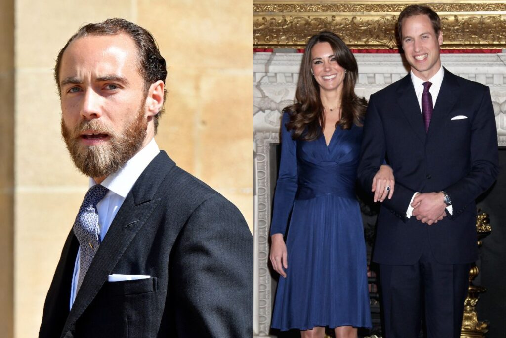 Irmão de Kate revela como descobriu o romance da irmã com William