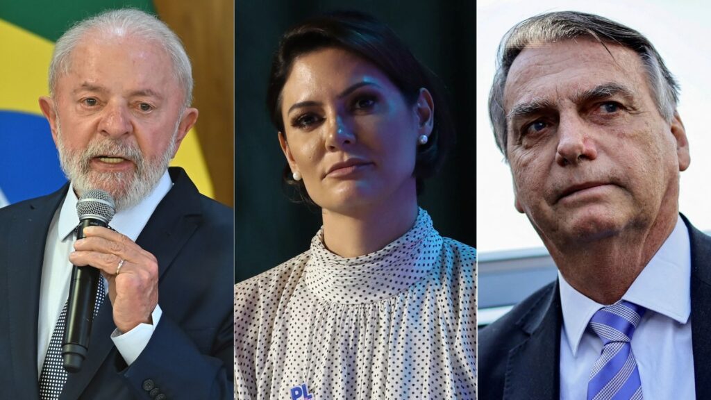 Pesquisa indica empate técnico entre Lula, Bolsonaro e Michelle no 1º turno eleitorais