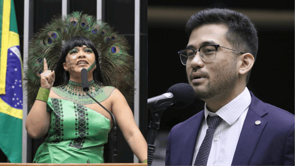 Conflito entre Célia Xakriabá e Kim Kataguiri gera tensão na Câmara dos Deputados Imagem do artigo