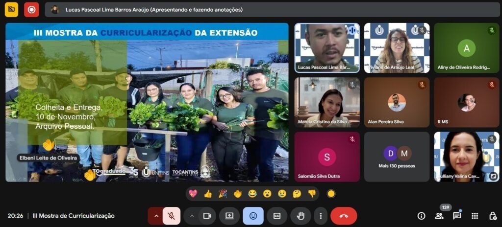 III Mostra de Curricularização em Tecnologia e Gestão do Agronegócio: Integração entre Ensino e Comunidades no Tocantins III Mostra de Curricularização em Tecnologia e Gestão do Agronegócio: Integração entre Ensino e Comu