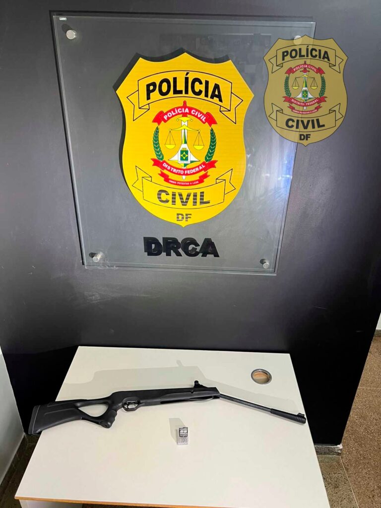Homem Detido por Morte de Cachorro com Arma de Pressão no DF Homem Detido por Morte de Cachorro com Arma de Pressão no DF