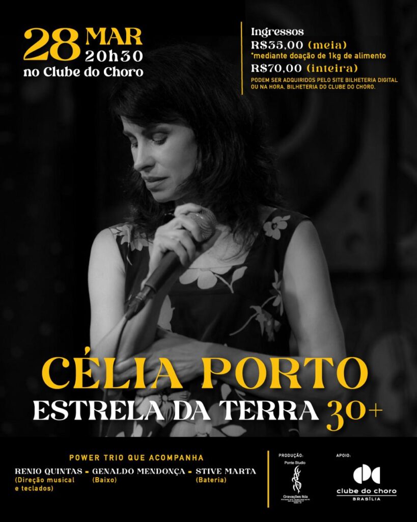 Célia Porto Comemora 30 Anos de Carreira com Show Inesquecível em Brasília Célia Porto Comemora 30 Anos de Carreira com Show Inesquecível em Brasília