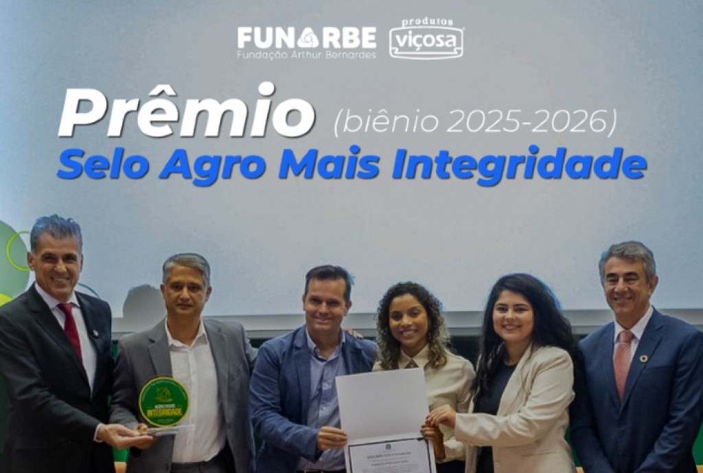 Produtos Viçosa e 51 Empresas do Agronegócio Recebem Selo Agro Mais Integridade 2025-2026 Produtos Viçosa e 51 Empresas do Agronegócio Recebem Selo Agro Mais Integridade 2025-2026