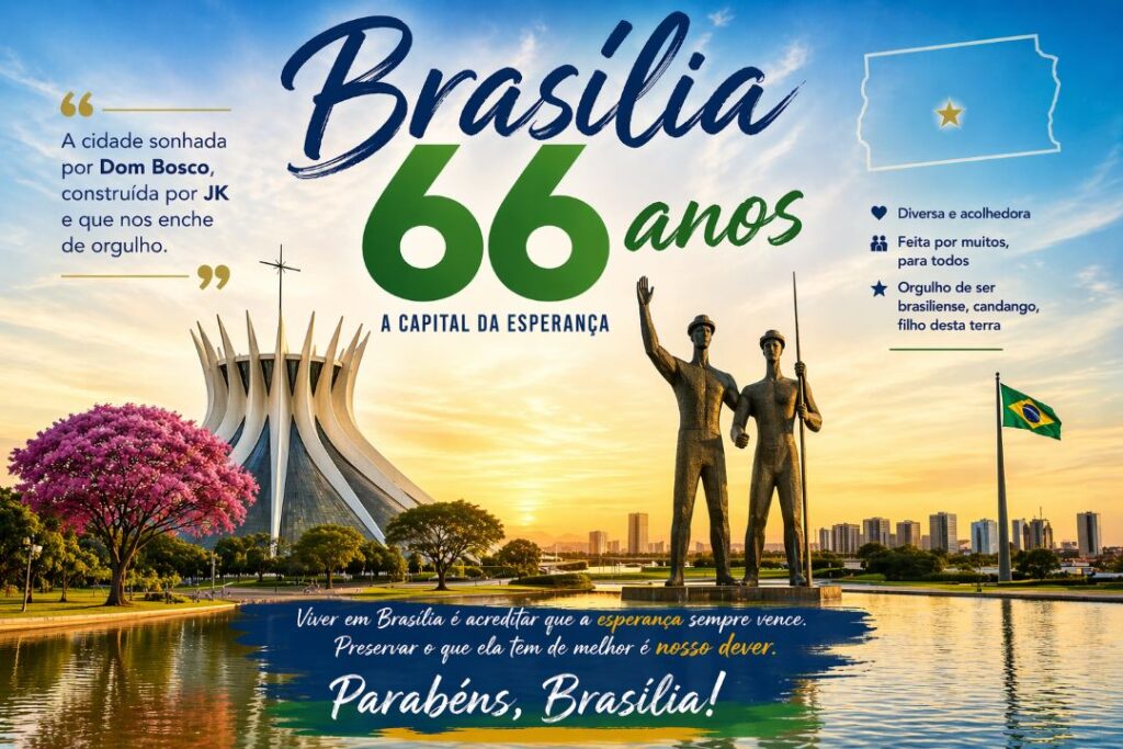 Brasília: 66 Anos de Ousadia e Orgulho Nacional Brasília: 66 Anos de Ousadia e Orgulho Nacional