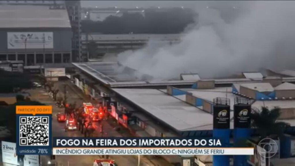 Feira dos Importados do DF Retorna Após Incêndio; Bloco Atingido Continua Isolado