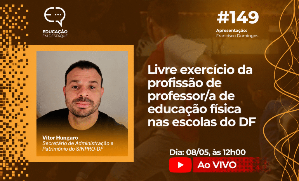 Mobilização pelo 'Fora CREF das Escolas': Entrevista com Diretor do Sinpro-DF