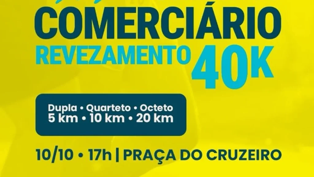 Corrida do Comerciário reúne equipes para revezamento de 40 km em Brasília