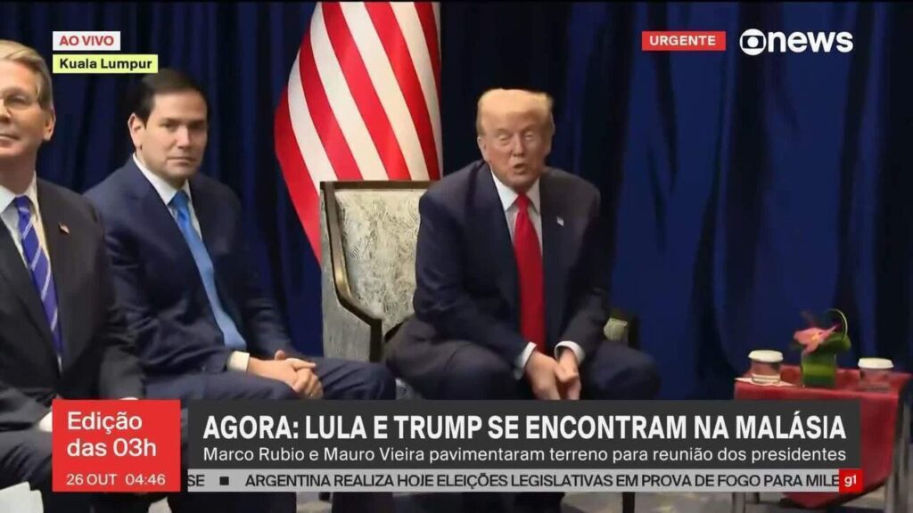 Encontro Histórico: Lula e Trump se Reúnem na Malásia para Discutir Relações Bilaterais Imagem do artigo