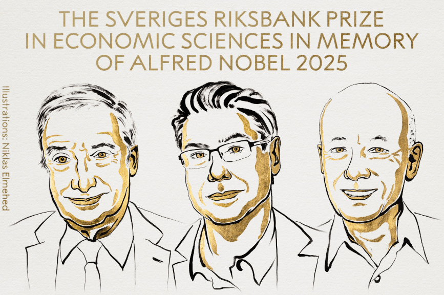 Nobel de Economia 2025: Conheça os Vencedores e seus Estudos Inovadores Imagem do artigo