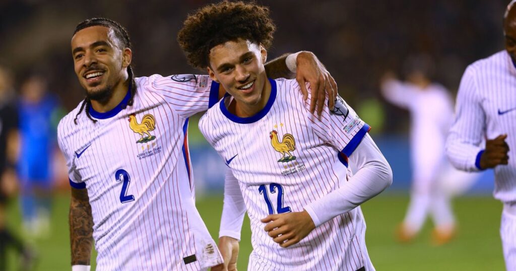 França encerra Eliminatórias invicta após vencer Azerbaijão por 3 a 1 Imagem do artigo