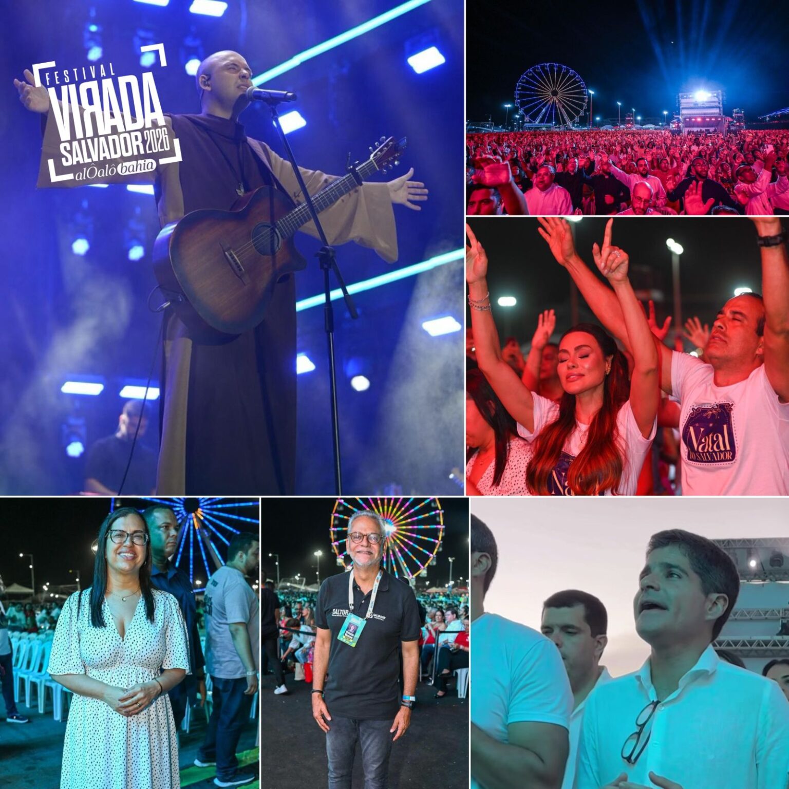 Frei Gilson Atraí Multidão em Show de Natal em Salvador Frei Gilson Atraí Multidão em Show de Natal em Salvador