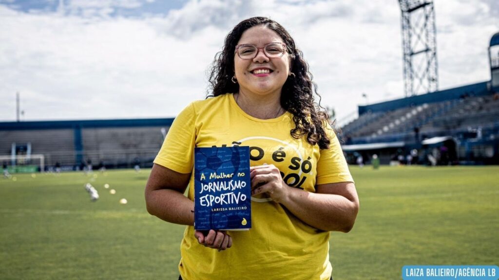Larissa Balieiro Lança Livro ‘A Mulher no Jornalismo Esportivo’ com Venda Online Larissa Balieiro Lança Livro 'A Mulher no Jornalismo Esportivo' com Venda Online