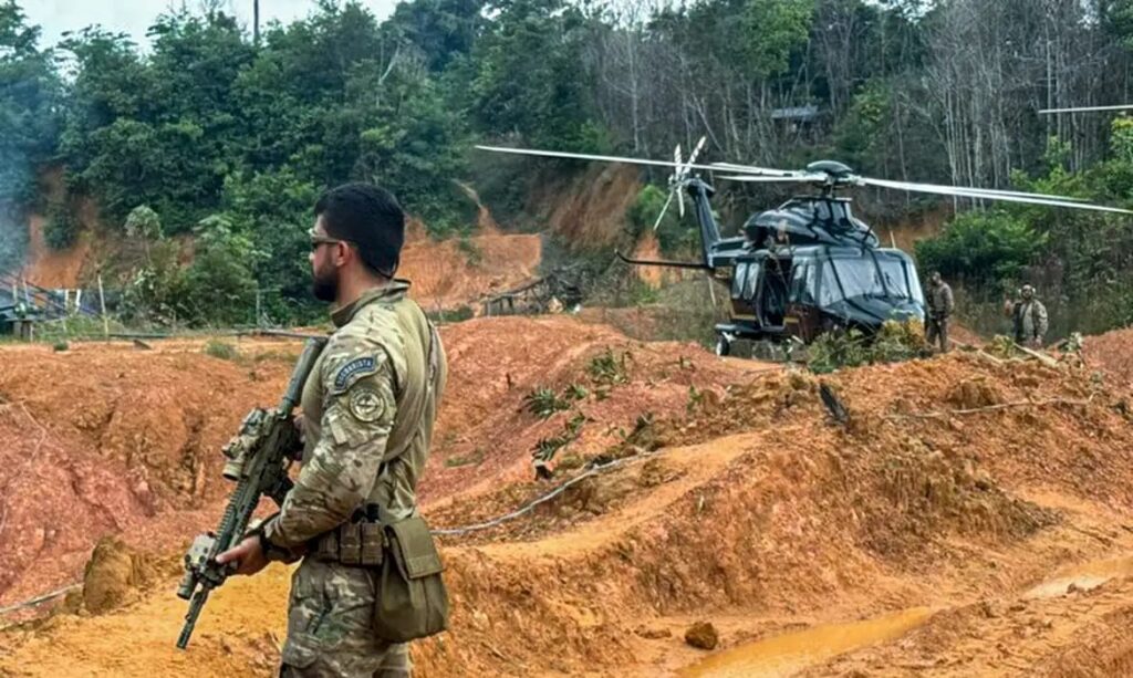 Operações da PF Geram Perdas Bilionárias ao Garimpo Ilegal no Amazonas Operações da PF Geram Perdas Bilionárias ao Garimpo Ilegal no Amazonas