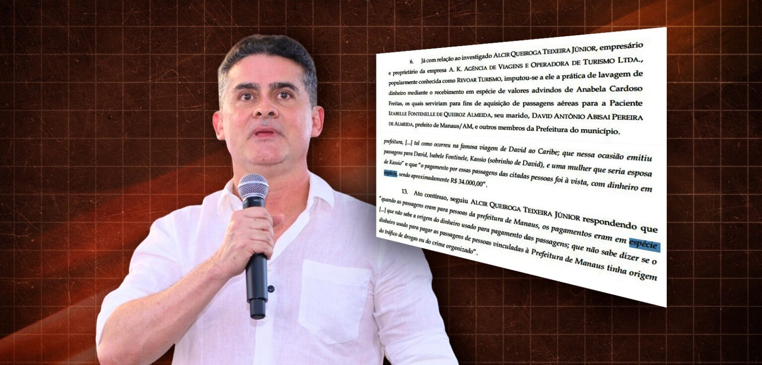 Empresário Confirma Pagamento em Espécie de Viagem do Prefeito de Manaus ao Caribe Empresário Confirma Pagamento em Espécie de Viagem do Prefeito de Manaus ao Caribe