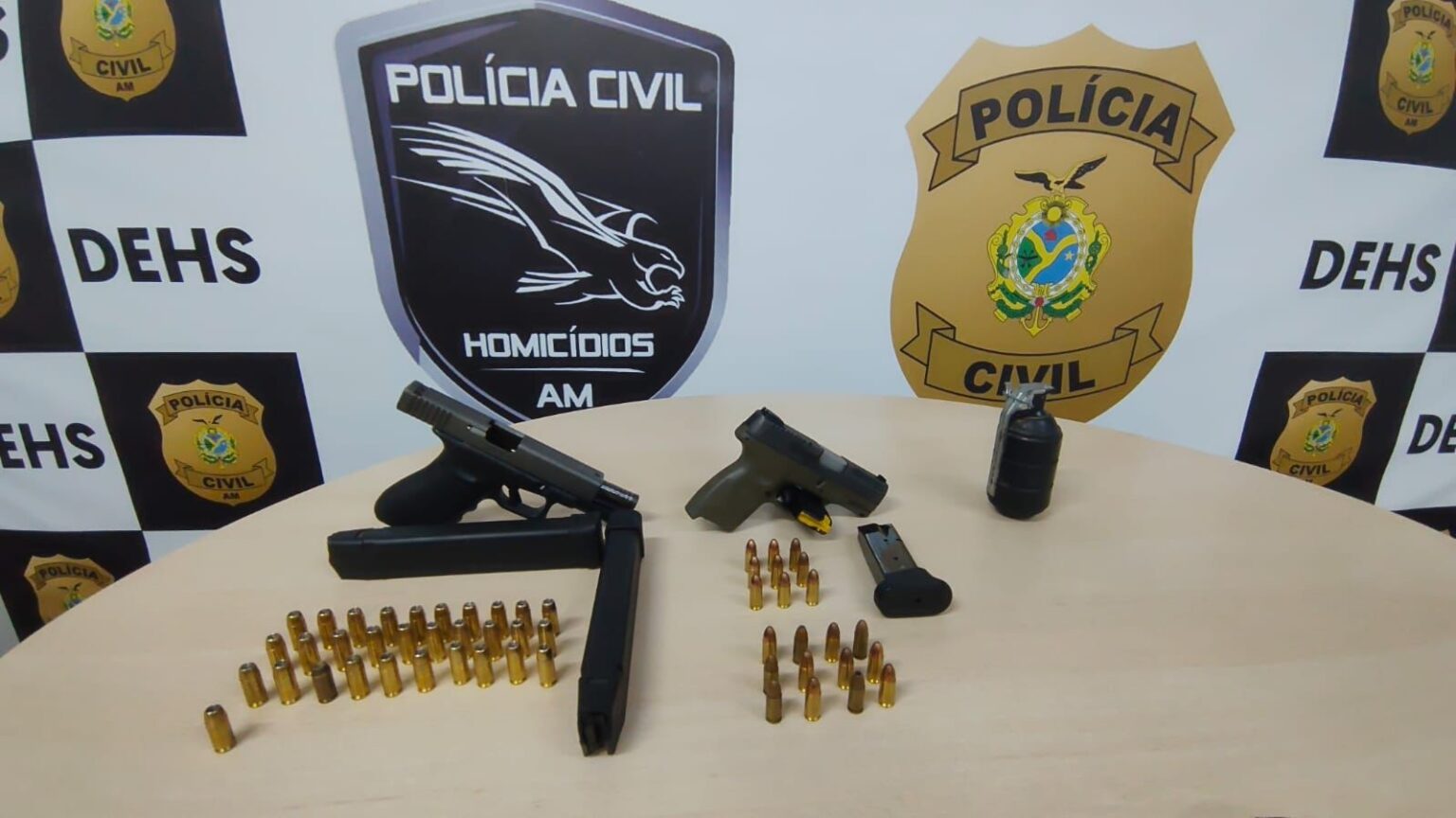 Suspeito de Homicídios é Detido com Explosivo em Manaus Suspeito de Homicídios é Detido com Explosivo em Manaus