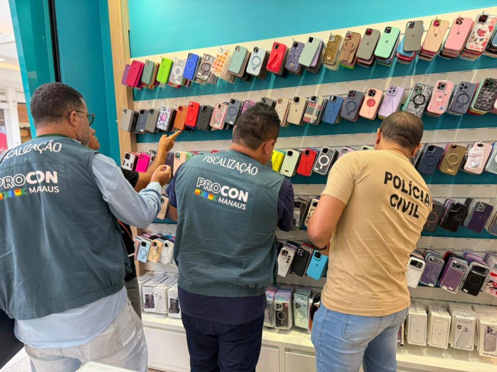 Mais de 950 Produtos Falsificados Apreendidos em Operação do Procon Manaus e Decon-AM