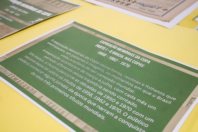 Revisitando a História: Exposição na Biblioteca Pública do Amazonas Celebra os Primeiros Títulos do Brasil em Copas do Mundo Revisitando a História: Exposição na Biblioteca Pública do Amazonas Celebra os Primeiros Títulos do
