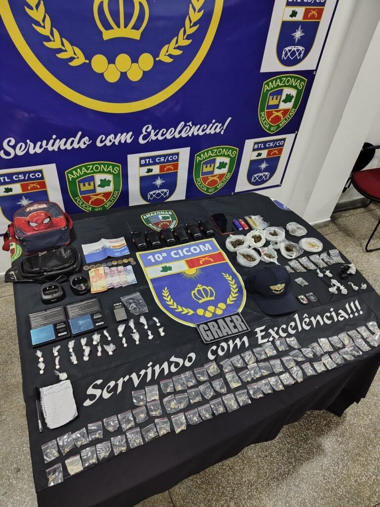Sete Suspeitos Presos em Manaus com Rádios para Monitoramento de Tráfego de Drogas Sete Suspeitos Presos em Manaus com Rádios para Monitoramento de Tráfego de Drogas