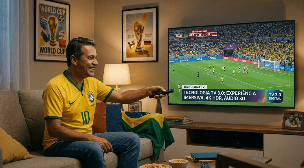 Copa do Mundo 2026: Venda de TVs Pode Crescer até 20% no Brasil Copa do Mundo 2026: Venda de TVs Pode Crescer até 20% no Brasil
