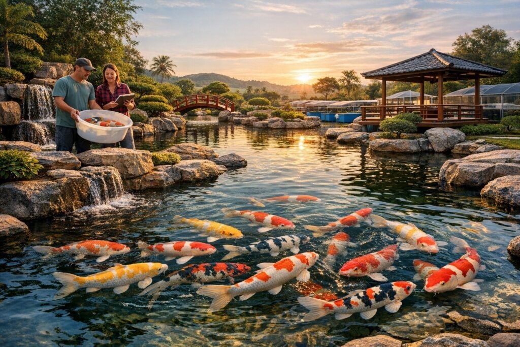 Mercado de Carpas Koi no Brasil: Crescimento e Oportunidades na Aquicultura Ornamental