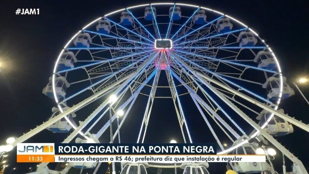 Roda-Gigante da Ponta Negra em Manaus Encerra Atividades Após Polêmicas