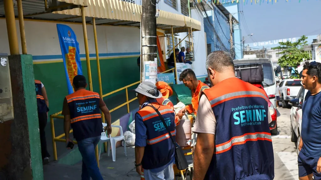 Prefeitura de Manaus Intensifica Melhorias em Infraestrutura no Bairro Educandos